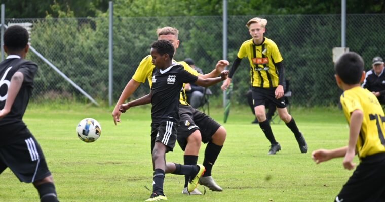 Rinkeby Uniteds pojklag i Gothia Cup. En matchbild.