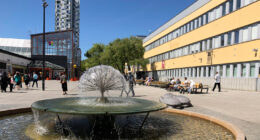 tensta centrum på sommaren