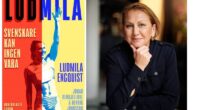 Ludmila Engquist, på bild och så boken om henne bredvid.