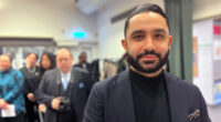 Daniel Riazat vid utdelningen av Abdipriset i Husby 2024