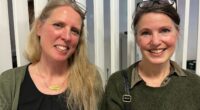 Karin Skoog och Kristina Sandberg under Rinkeby bokfestival.