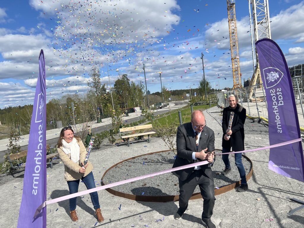 Anders Österberg invigde Tenstaterassen