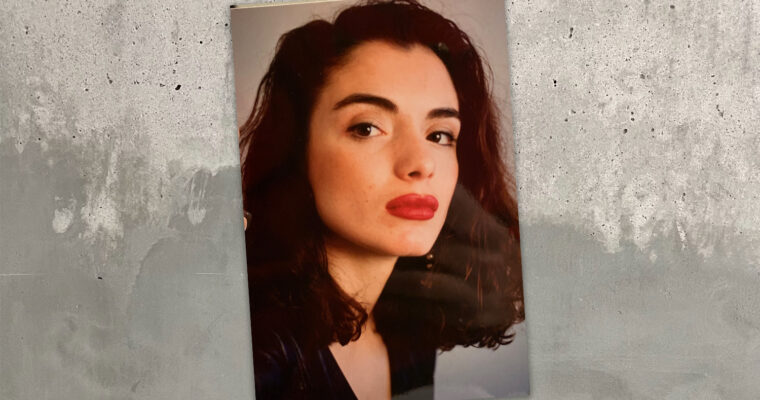 Alexandra Pascalidou 19 år gammal 1989