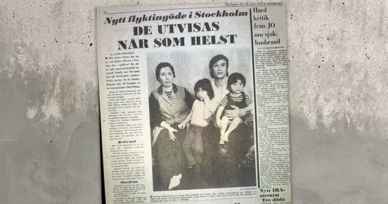 Familjen Pascalidou i Expressen 1976.