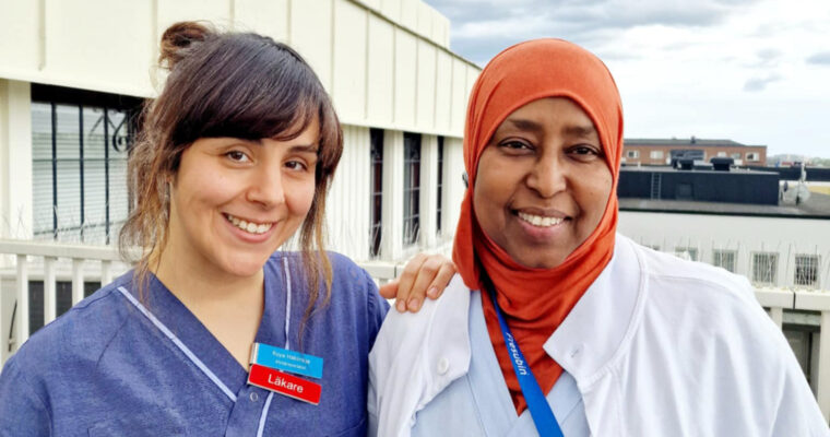 Roya Hakimnia och Safia Adhan