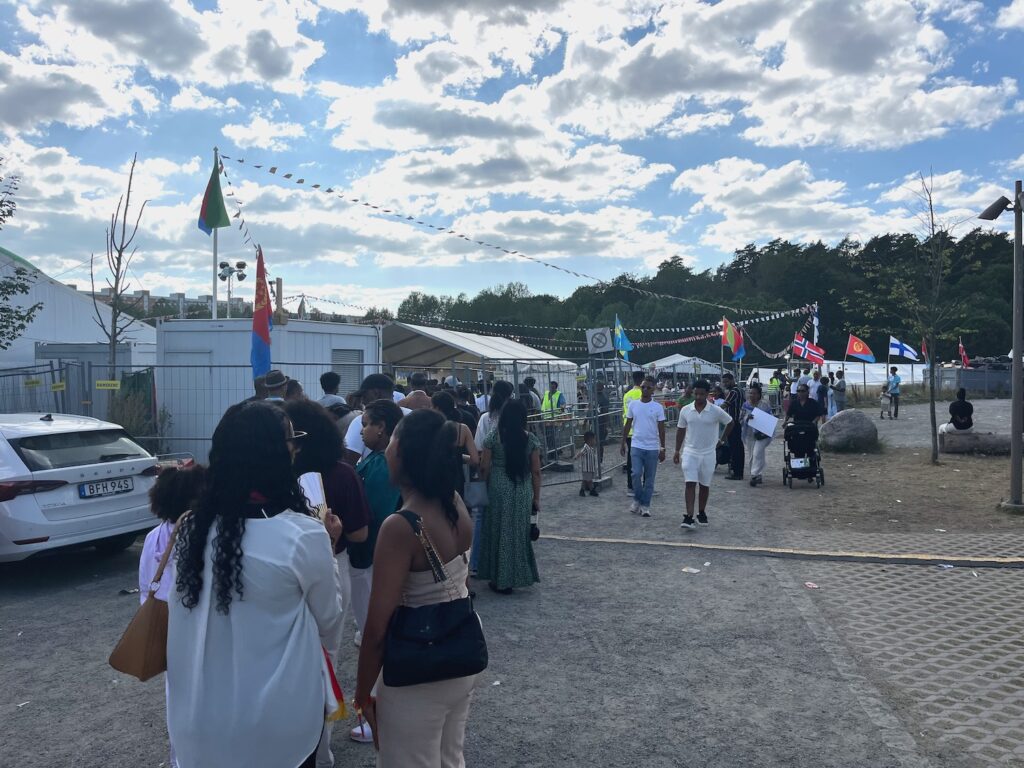 Kön in till festivalen.