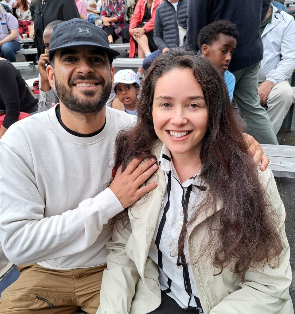 Mustafa Zatara och Amel Jumppanen