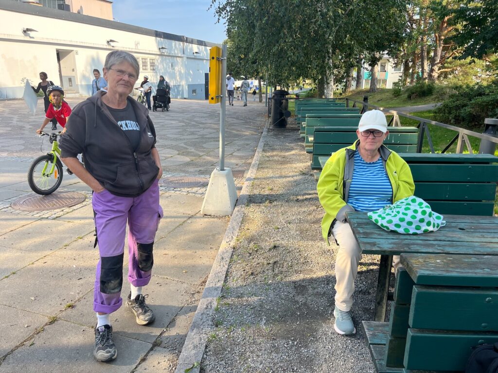 Birgitta Söderlund och Gunilla Moshi.