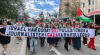 Demonstration för Palestina i Stockholm, augusti 2025