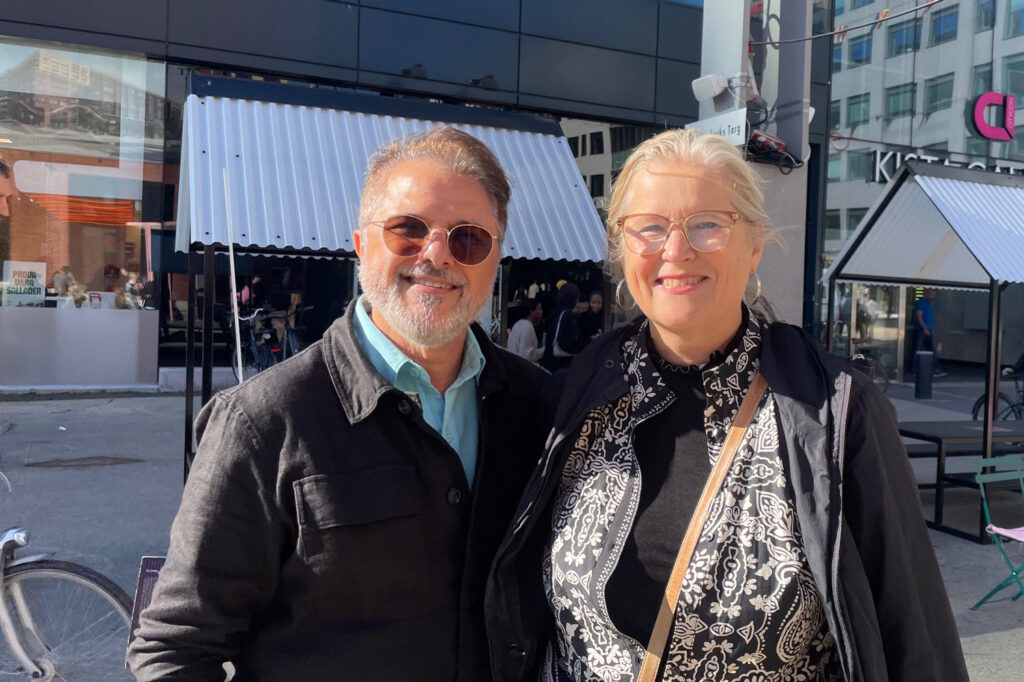 Rostam Mirlashari och Ulrika Eriksson