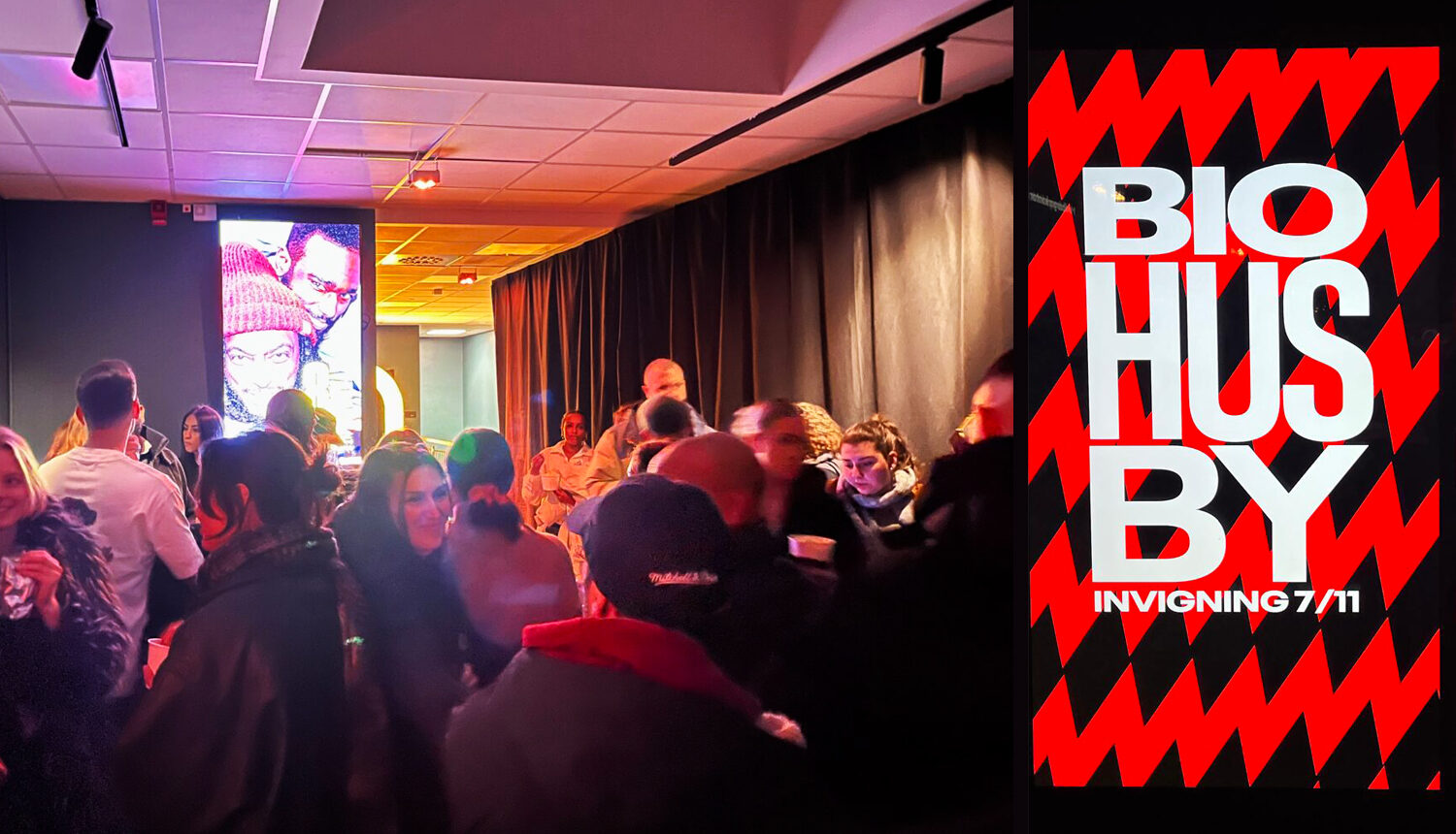 Mingelbild från filmfestivalen .MOV i Husby 2024.