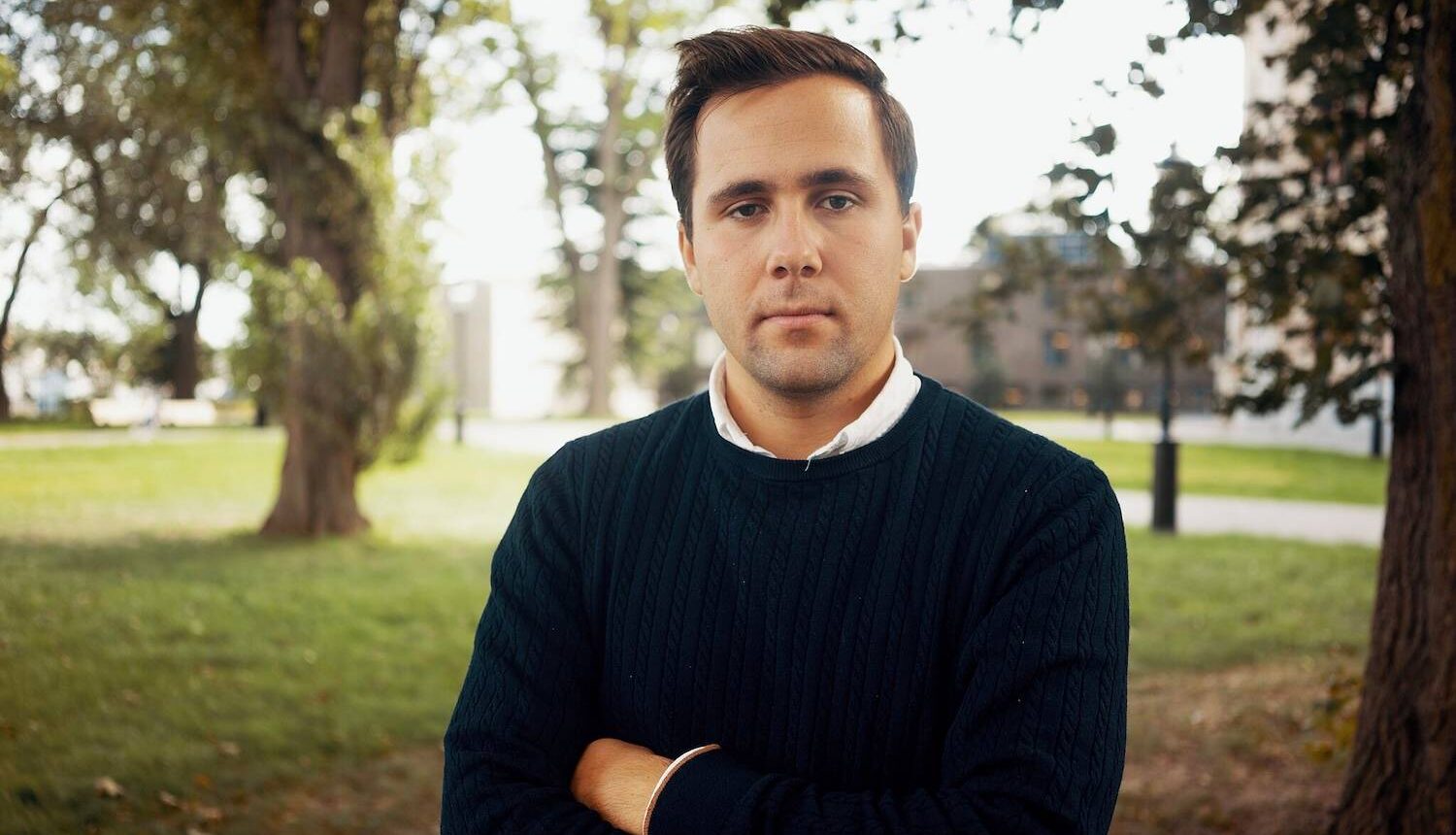 Biståndsminister Benjamin Dousa (M).