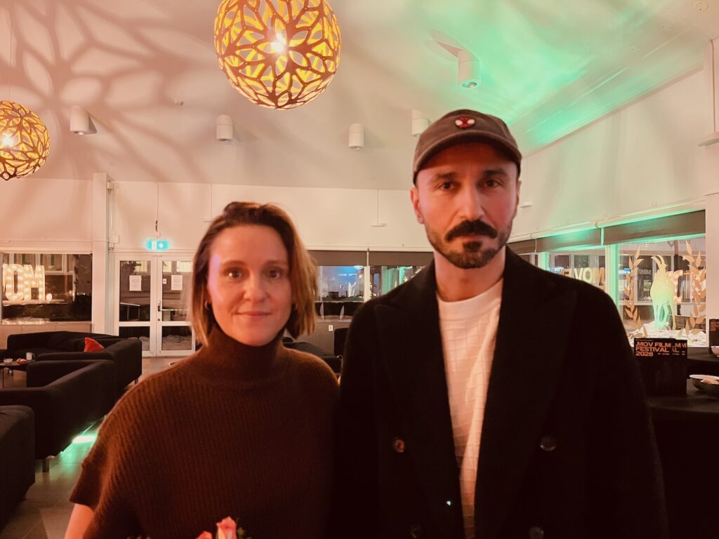 Sandra Harms och Peshang Rad.