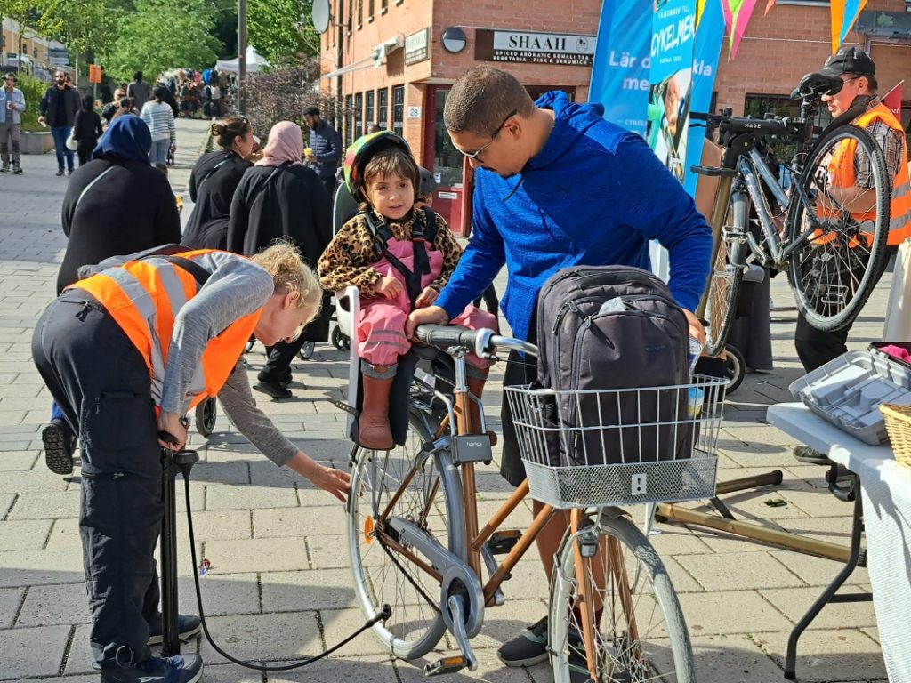 Cykelfrämjandet fixade cyklar