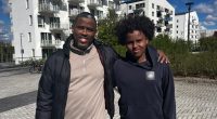 Cabas Hussein tillsammans med sonen Bashir.