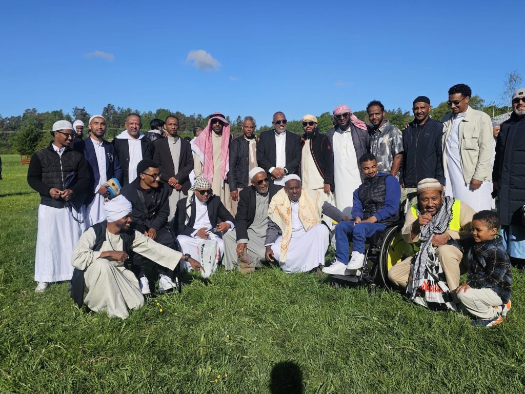 Eid-firare i Husby. 