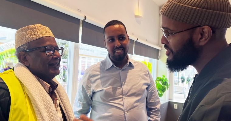 Hagi Farah, Ilyas Hassan och Amin Barkhadle.