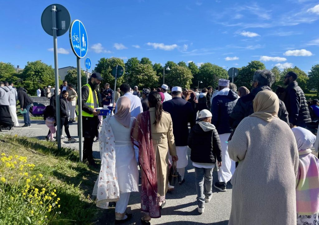 Eid-firare vid Spånga IP