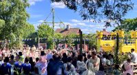 Midsommarfirande i Akalla by.