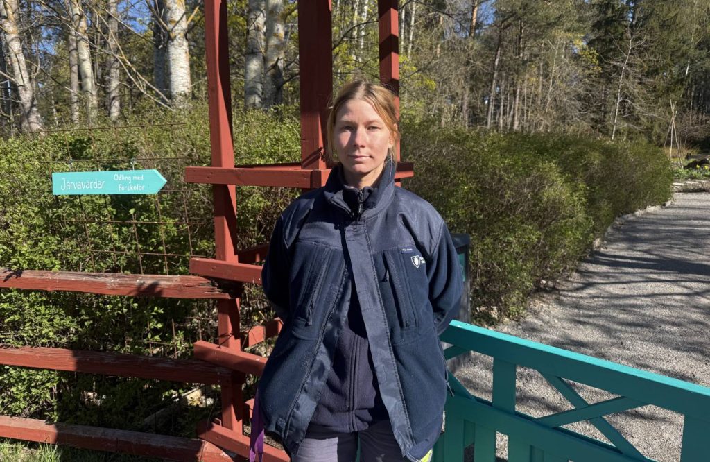 Järvavärdarnas arbetsledare Maja Magnusson