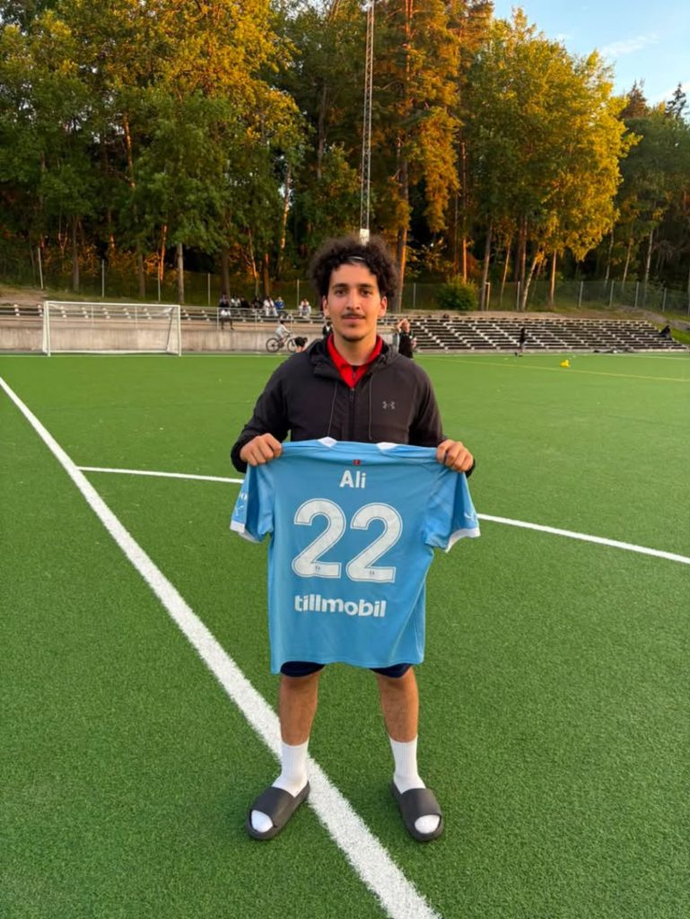 Leith vann Taha Ali tröja