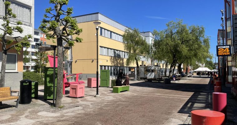 Tensta centrum är en av de platser där den öppna droghandeln har minskat.